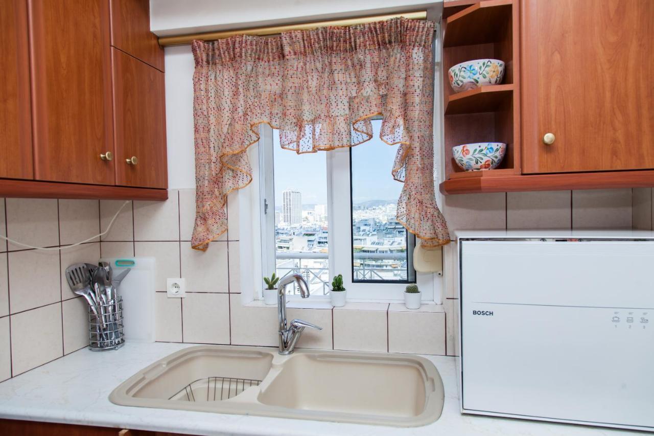 Penthouse With Fabulous Views Zografou Atenas Exterior foto