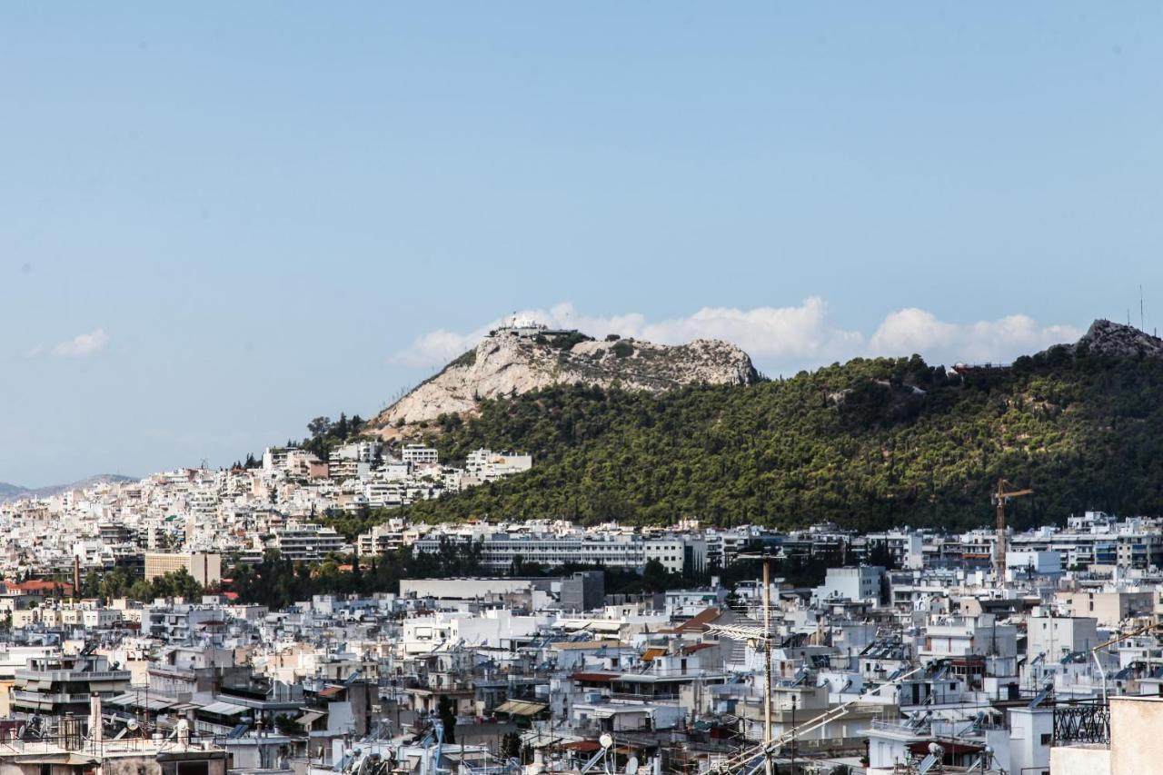 Penthouse With Fabulous Views Zografou Atenas Exterior foto