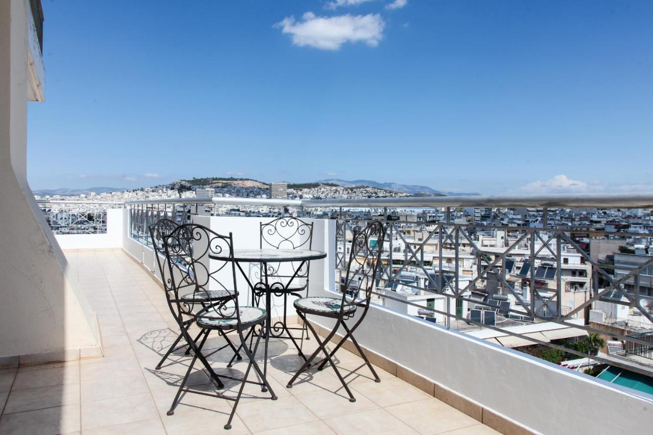 Penthouse With Fabulous Views Zografou Atenas Exterior foto