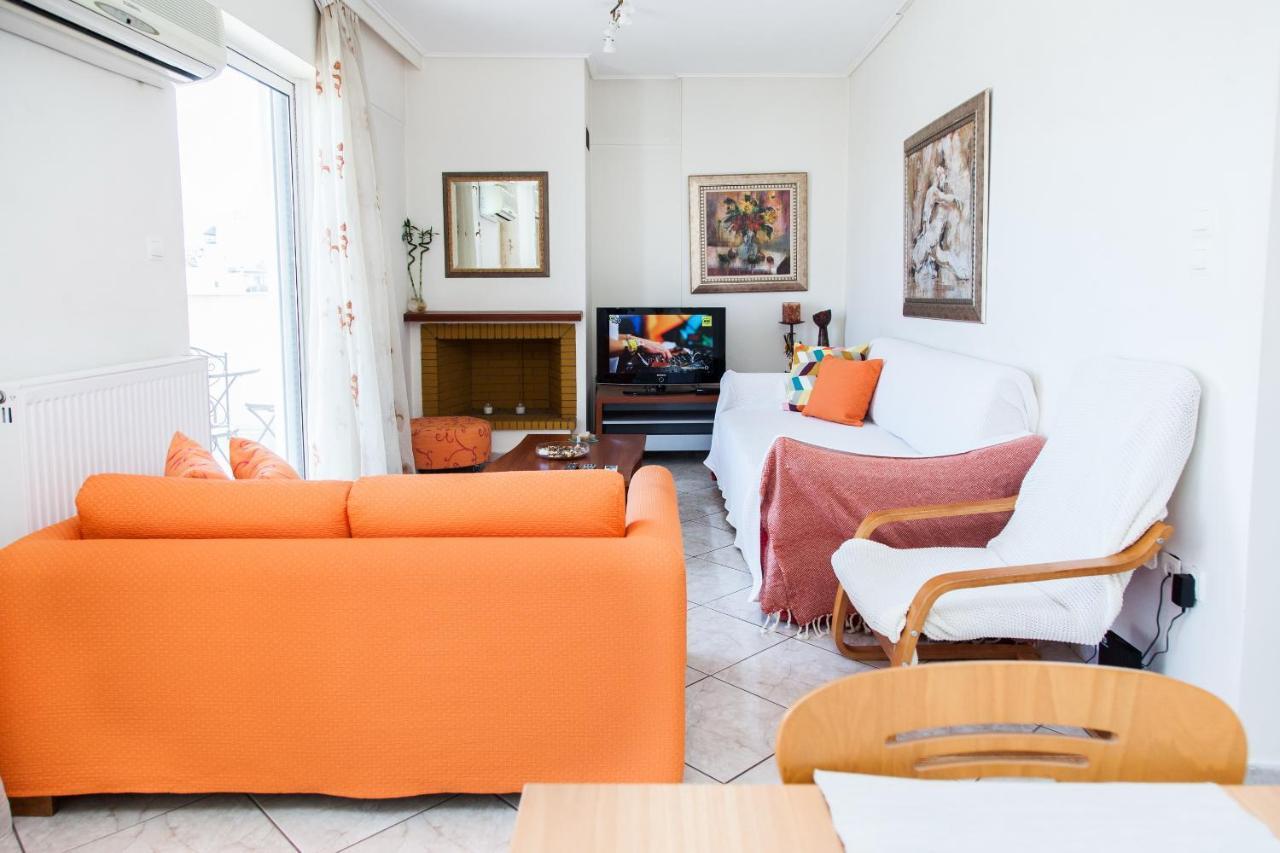 Penthouse With Fabulous Views Zografou Atenas Exterior foto
